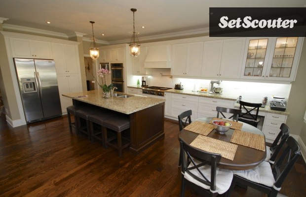 Brick Two Storey Detached House with kitchen on Set Scouter