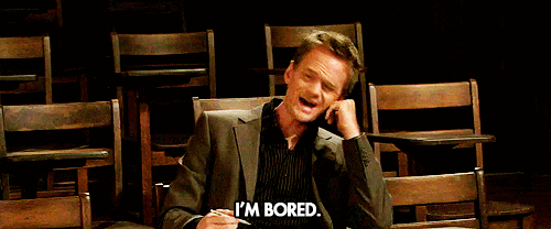Barney Stinson is Bored