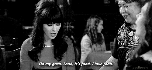 Zoey Deschanel Loves Food